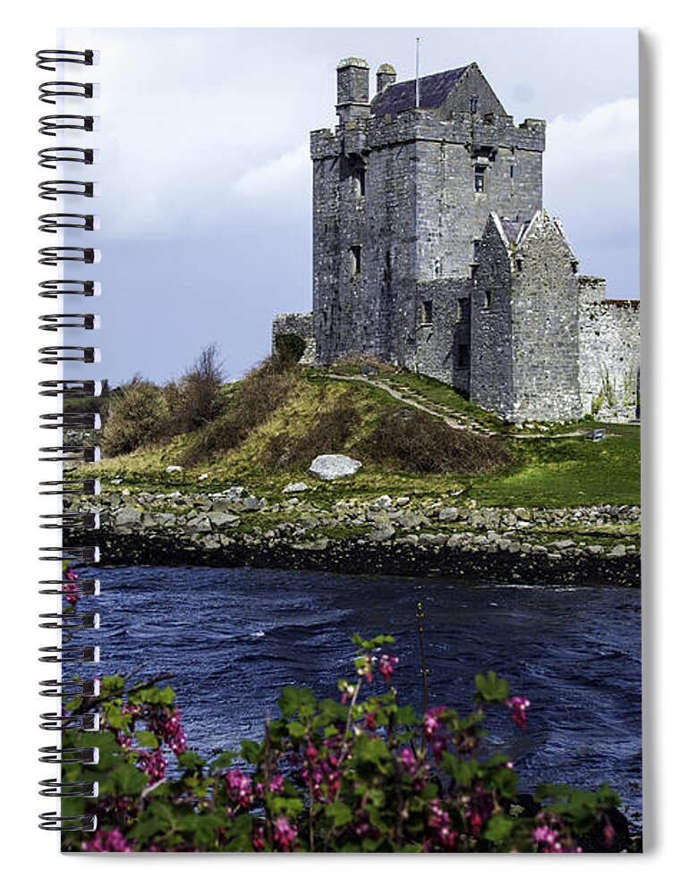 Original Spiral Notebook featuring the photograph Dunguaire Castle by WAZgriffin Digital