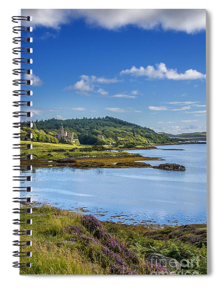 Scotland Spiral Notebook featuring the photograph Dunvegan Castle Isle of Skye by Chris Thaxter