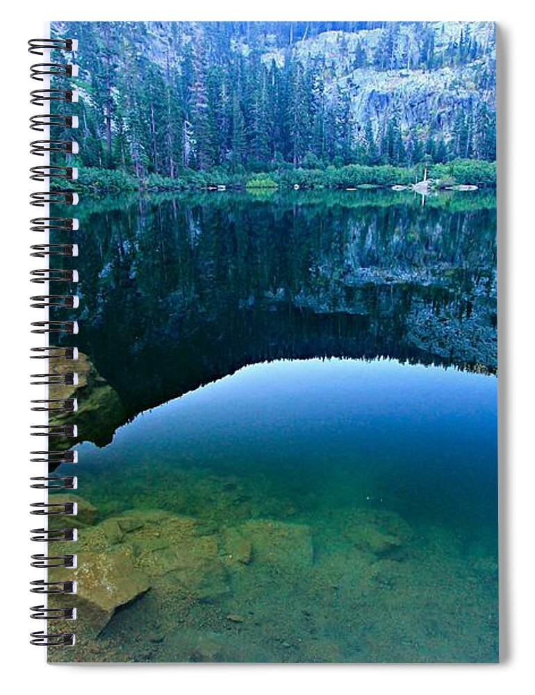 Laketahoe Spiral Notebook featuring the photograph Eagle Lake...Depths of The Dawn by Sean Sarsfield