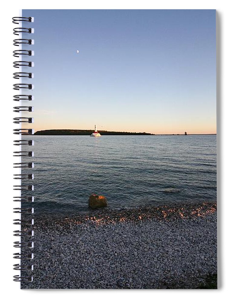 Mackinac Island Spiral Notebook featuring the photograph Early Evening on Mackinac Island by Jackson Pearson