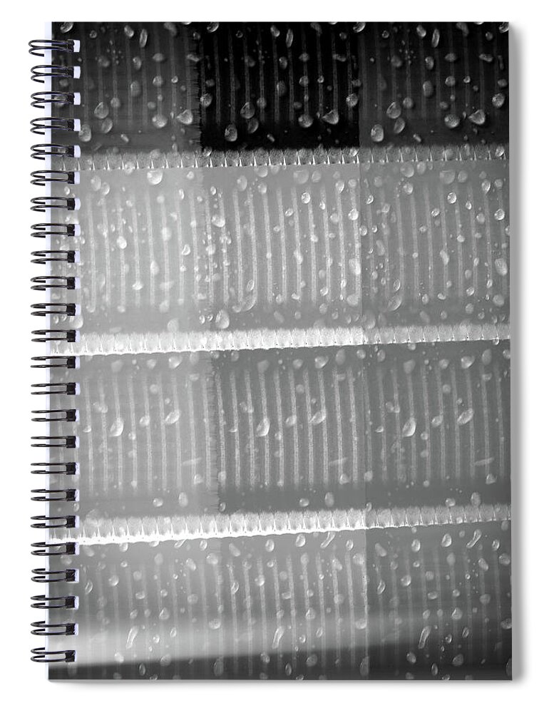 Rain Spiral Notebook featuring the digital art Early morning rain by Denise Beverly
