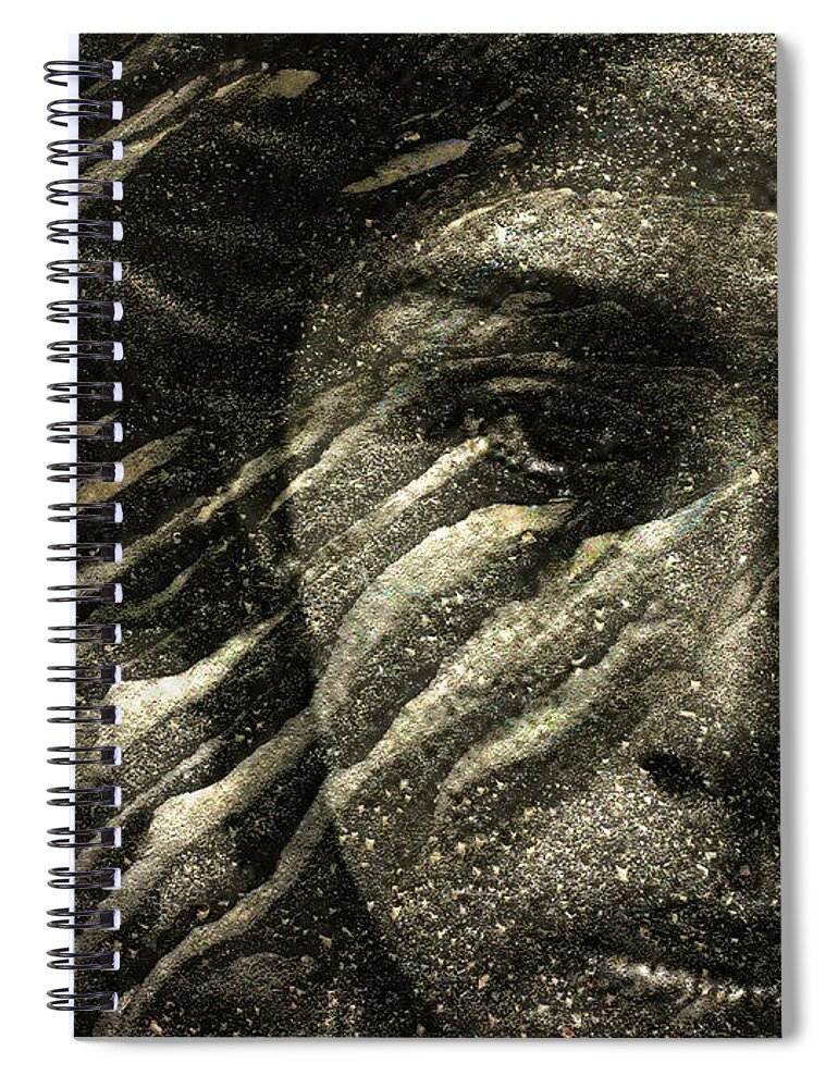River Spiral Notebook featuring the photograph Earth Memories - Water Spirit by Ed Hall