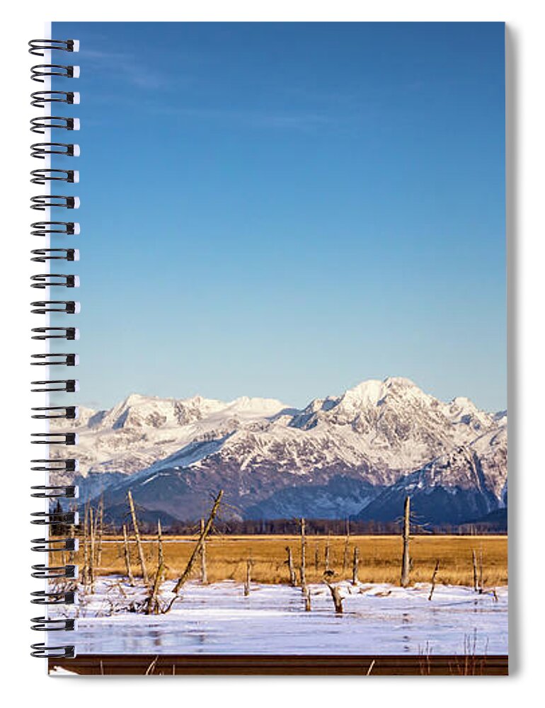 Usa Spiral Notebook featuring the photograph Earthquake remains by Framing Places