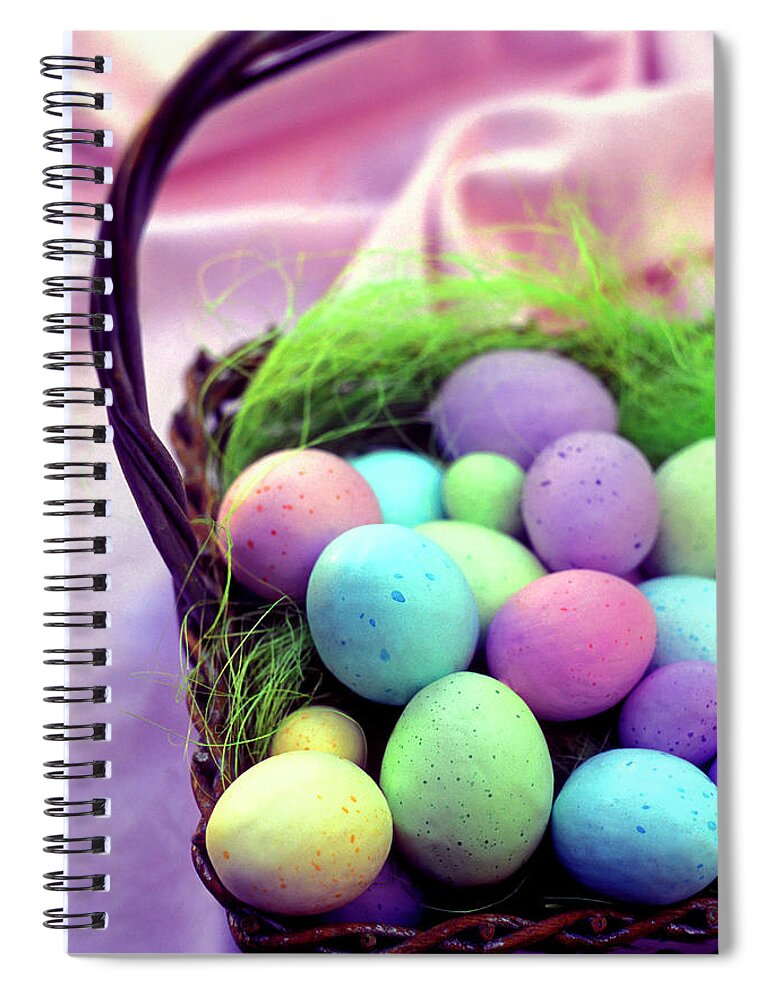 Jigsaw Puzzle Spiral Notebook featuring the photograph Easter Parade-1 by Carole Gordon