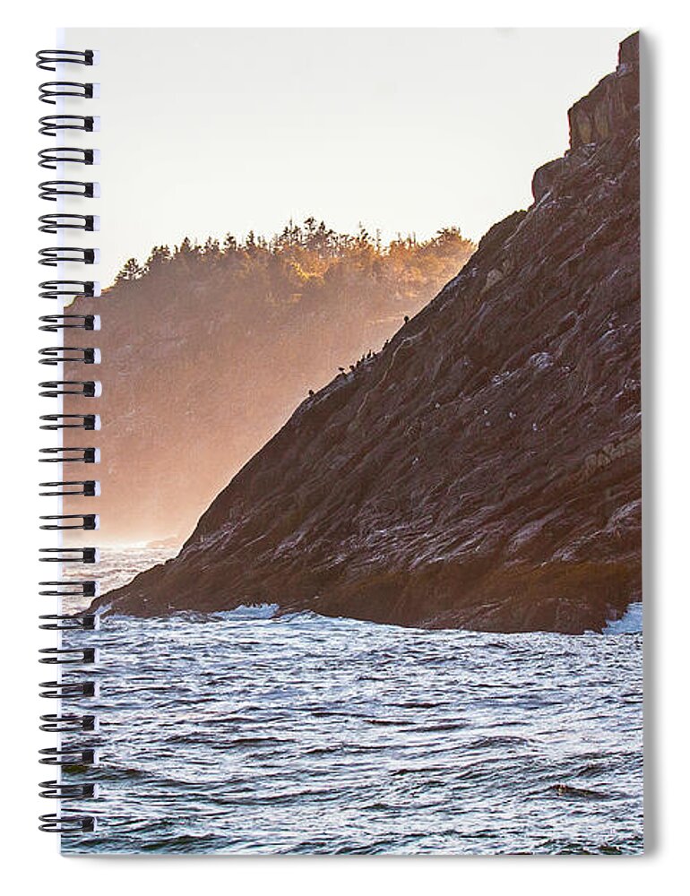 Monhegan Island Spiral Notebook featuring the photograph Eastern Coastline by Tom Cameron