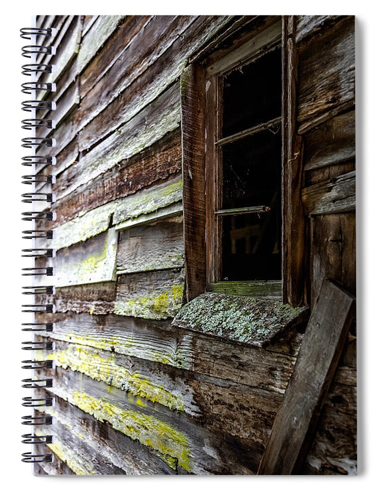 Windows Spiral Notebook featuring the photograph ECHOES of TIME by Karen Wiles