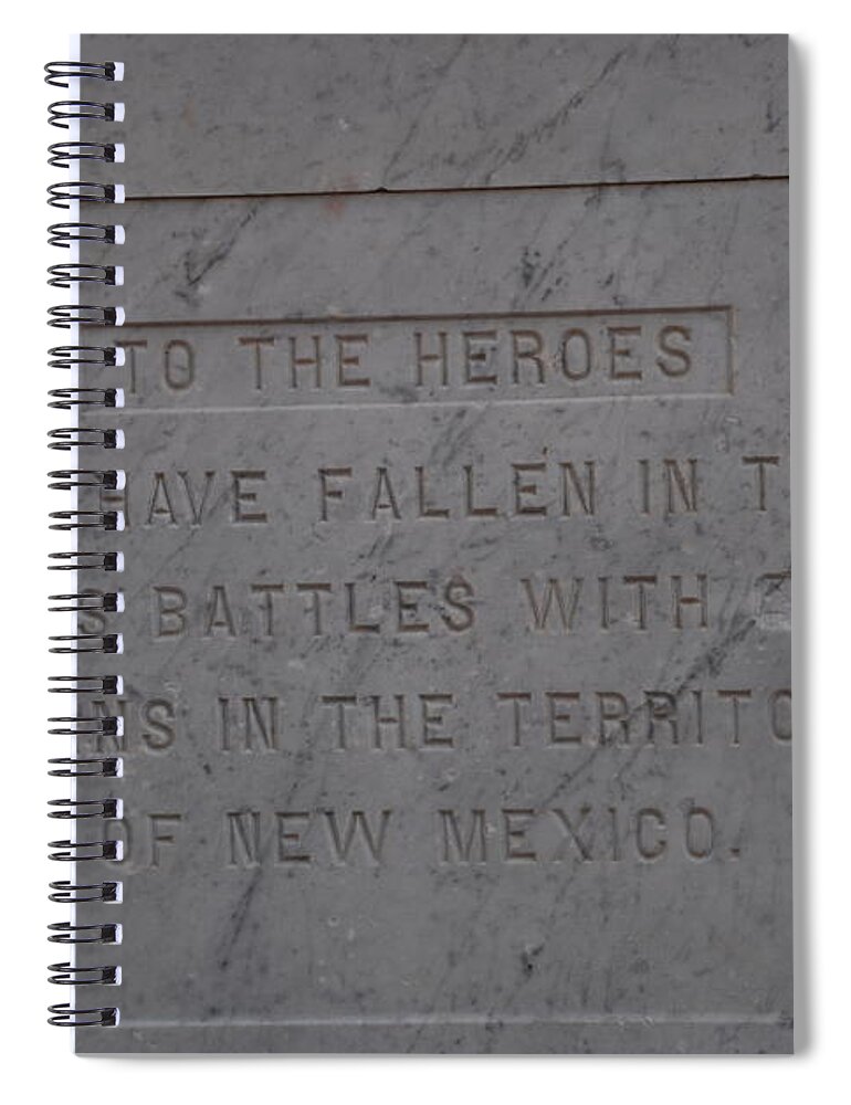 Marble Spiral Notebook featuring the photograph Edited Deleted History by Rob Hans