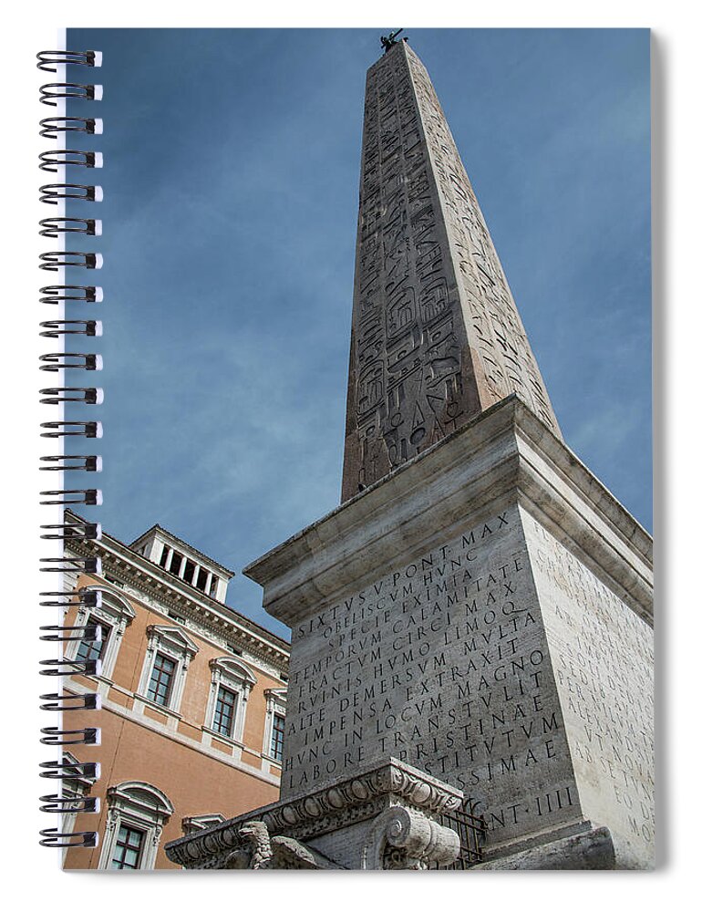 Amun In Karnak Spiral Notebook featuring the photograph Egypt by Joseph Yarbrough