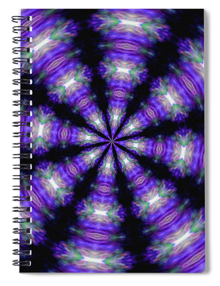 Eight...transform Spiral Notebook featuring the digital art Eight...transform by Tom Druin