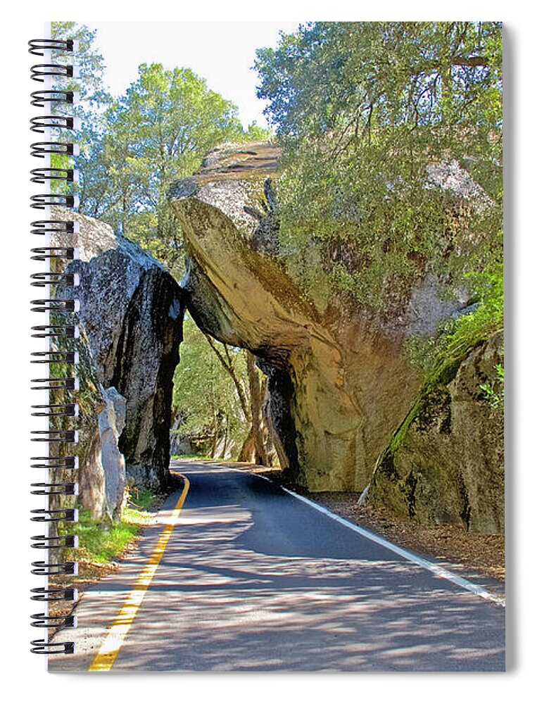El Portal Entry To Yosemite National Park Spiral Notebook featuring the photograph El Portal Entry to Yosemite National Park, California by Ruth Hager