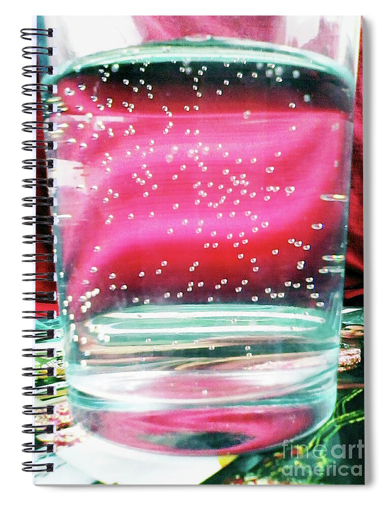 Liquid Spiral Notebook featuring the photograph Elixir by Rebecca Harman