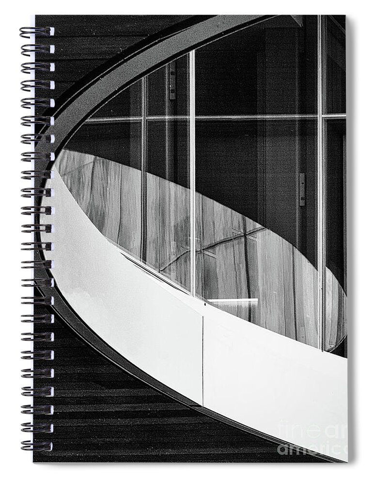 Abstract Spiral Notebook featuring the photograph Elliptic by Izet Kapetanovic