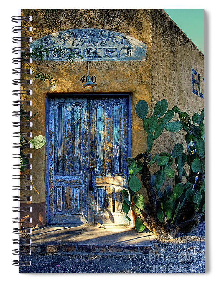 Door Spiral Notebook featuring the photograph Elysian Grove In The Morning by Lois Bryan