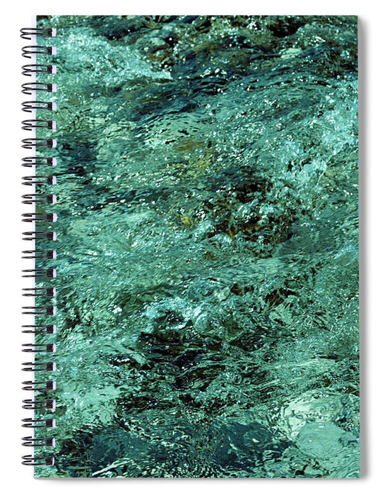 River Spiral Notebook featuring the photograph The Emerald Beauty by Helga Novelli