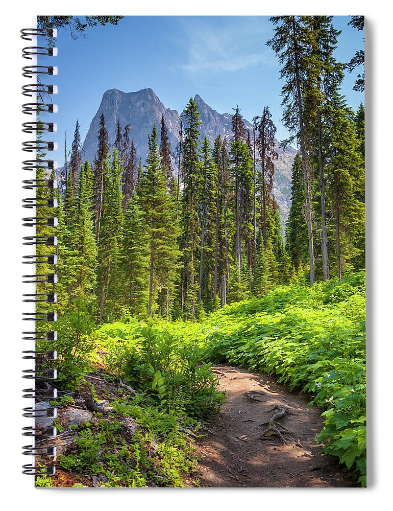 5dii Spiral Notebook featuring the photograph Emerald Lake Circuit by Mark Mille