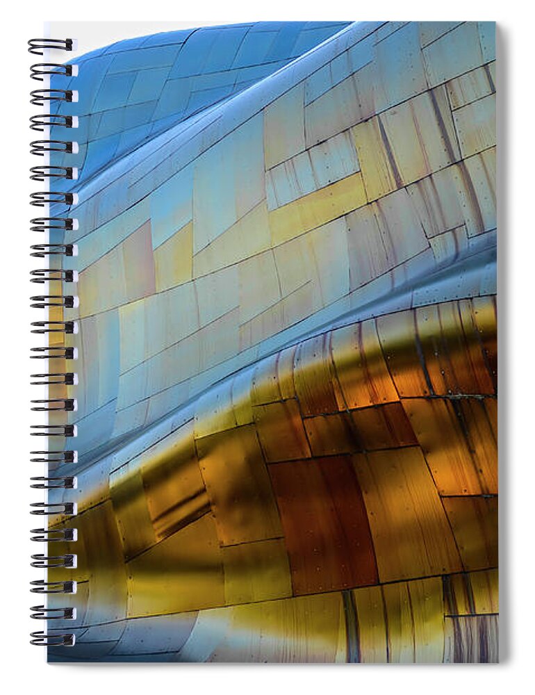 Museum Spiral Notebook featuring the photograph MoPOP 3 by Pelo Blanco Photo