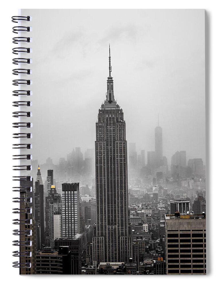 Empire State Building Spiral Notebook featuring the photograph Empire by Martin Newman