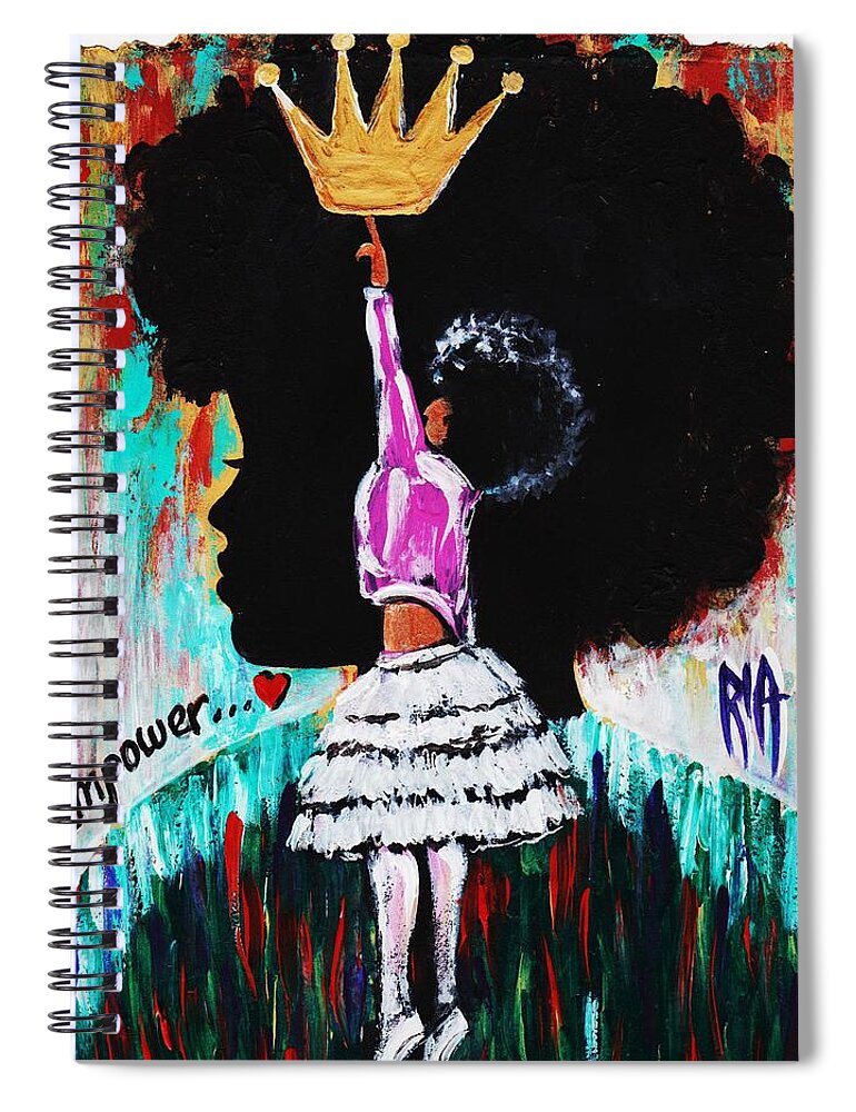 Artbyria Spiral Notebook featuring the photograph Empower by Artist RiA