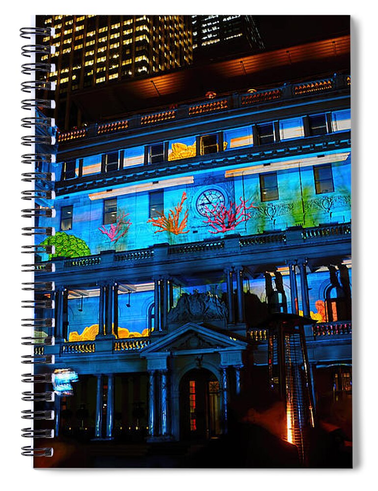 Photography Spiral Notebook featuring the photograph Enchanted Sydney - Coral by Kaye Menner by Kaye Menner