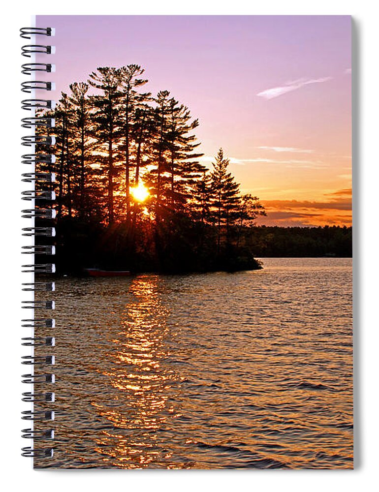 Island Spiral Notebook featuring the photograph Enchantment by Lynda Lehmann