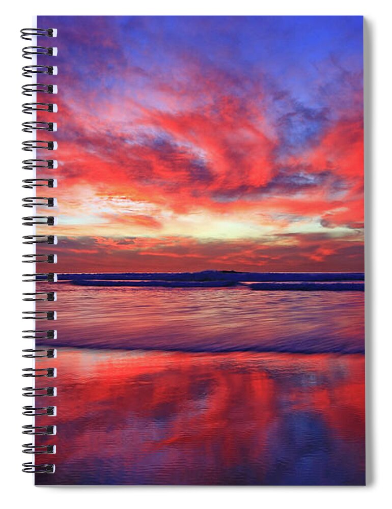 Landscapes Spiral Notebook featuring the photograph Moment by John F Tsumas