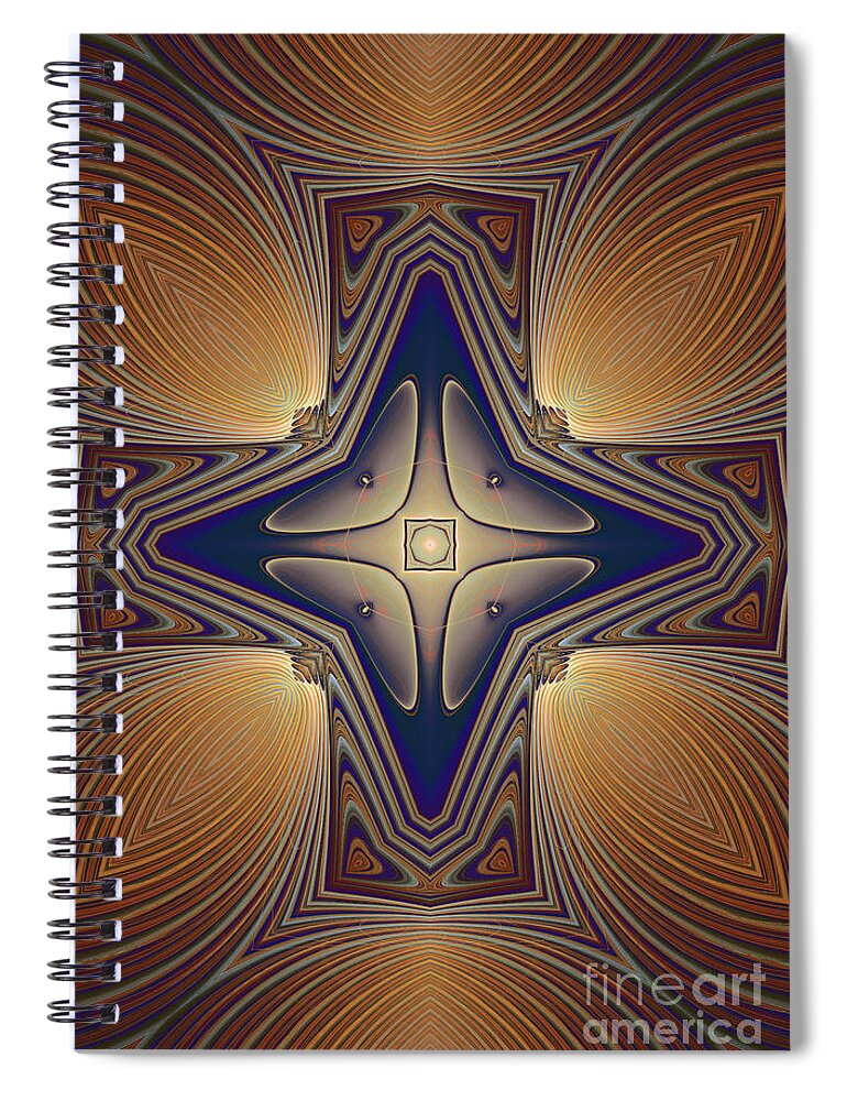 Digital Spiral Notebook featuring the digital art Energy Of Love For All by Deborah Benoit