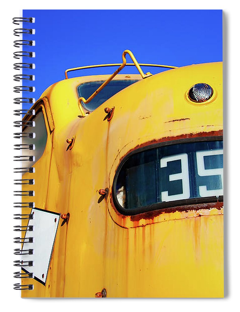 Diesel Spiral Notebook featuring the photograph Engine 35A by Todd Klassy