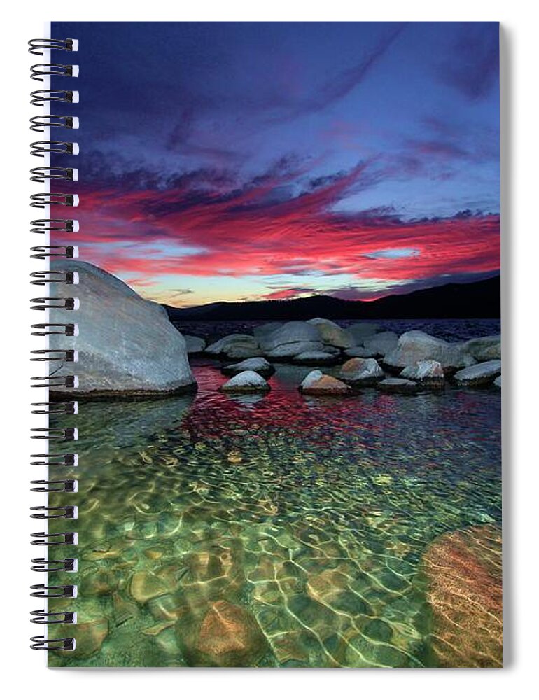 Dream Spiral Notebook featuring the photograph Enter A Tahoe Dream by Sean Sarsfield
