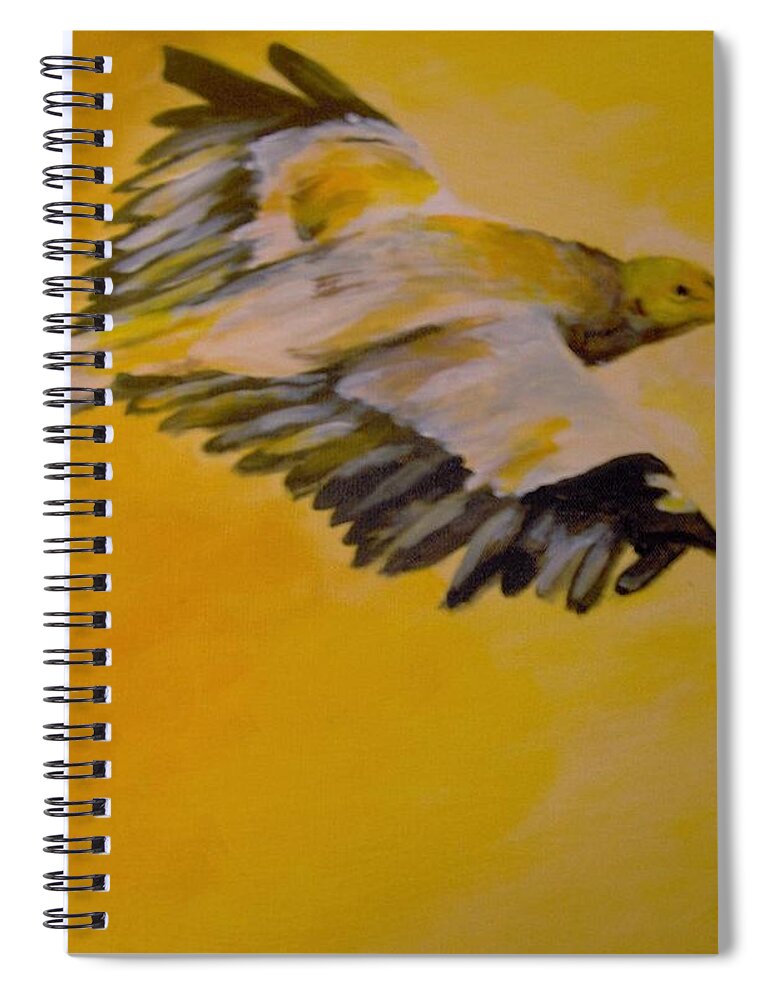 Wildlife Spiral Notebook featuring the painting Entrepreneur by Saundra Johnson