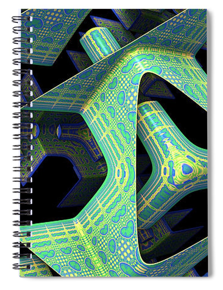 Epic Spiral Notebook featuring the digital art Epic by Lyle Hatch