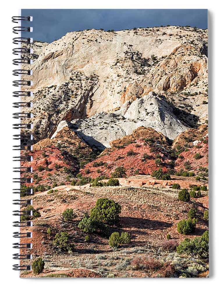 Waterpocket Fold Spiral Notebook featuring the photograph Eroded Monocline by Kathleen Bishop