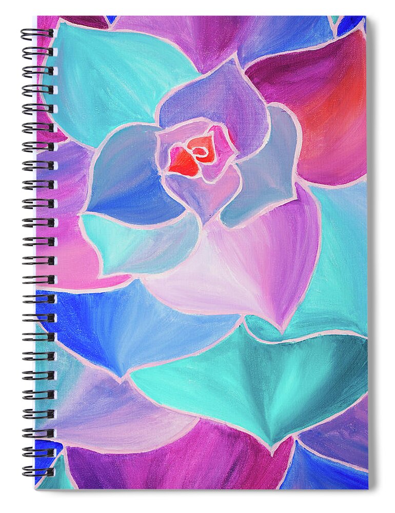 Pearl Of Nurnberg Spiral Notebook featuring the painting Essence by Iryna Goodall