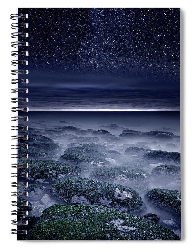 Jorgemaiaphotographer Spiral Notebook featuring the photograph Eternal Horizon by Jorge Maia