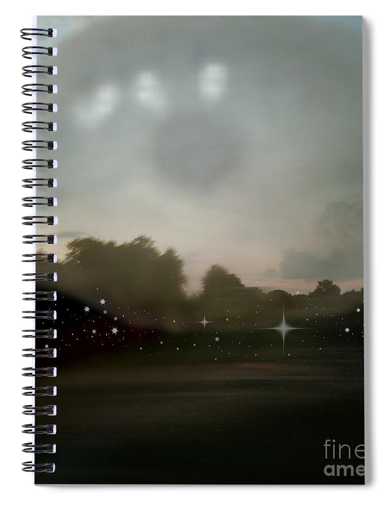 Eternal Perspective Spiral Notebook featuring the photograph Eternal Perspective by Diamante Lavendar