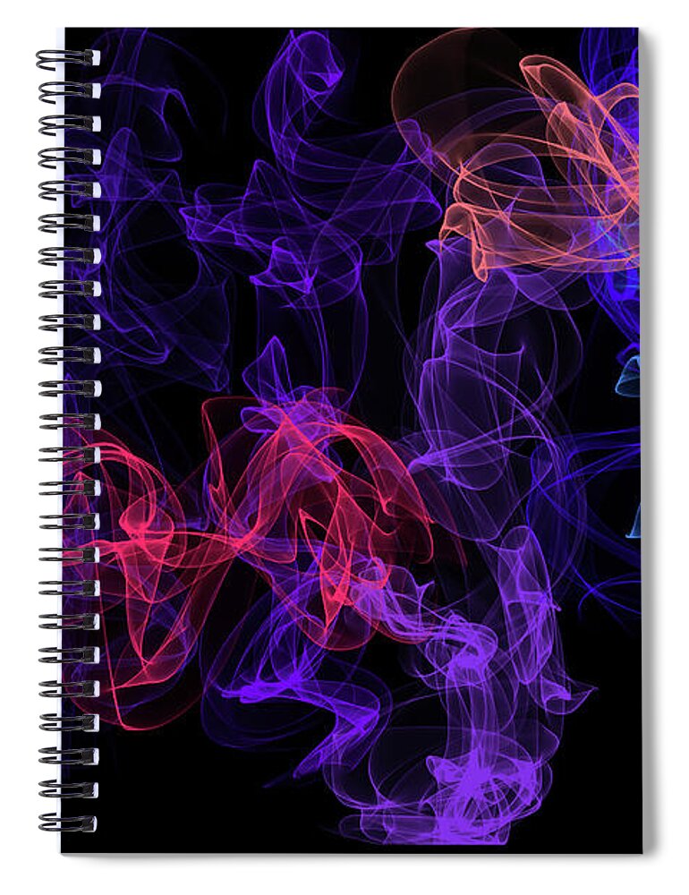  Spiral Notebook featuring the digital art Ethereal Dance 2 by Jenny Rainbow