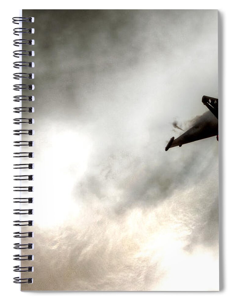 Eurofighter Spiral Notebook featuring the photograph Eurofighter Typhoon by Nir Ben-Yosef