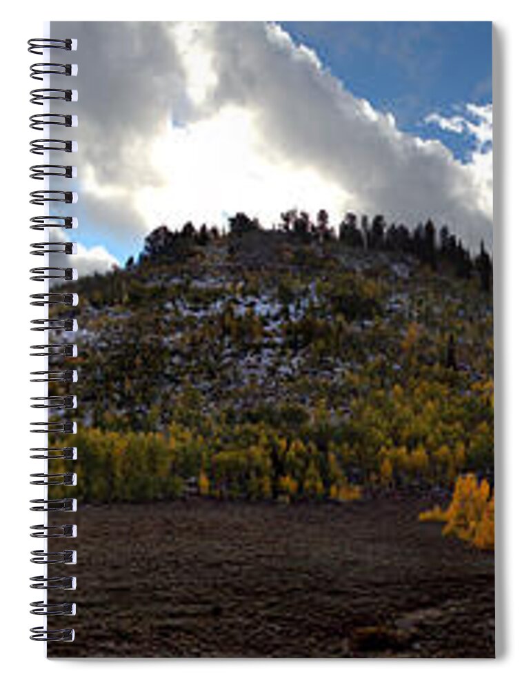 Aspens Spiral Notebook featuring the photograph Evanescent by David Andersen
