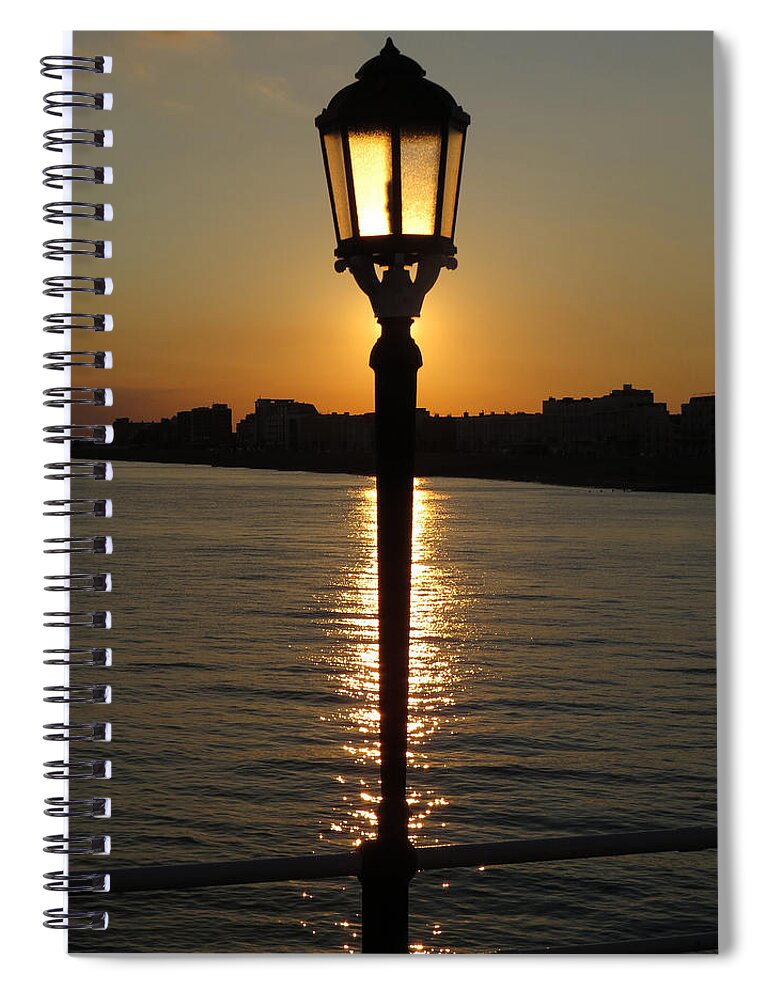 Sunset Spiral Notebook featuring the photograph Evening Light by John Topman
