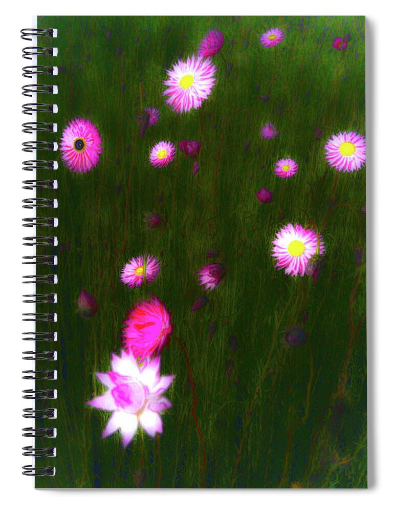 Everlasting Spiral Notebook featuring the photograph Everlasting Blur by Cassandra Buckley