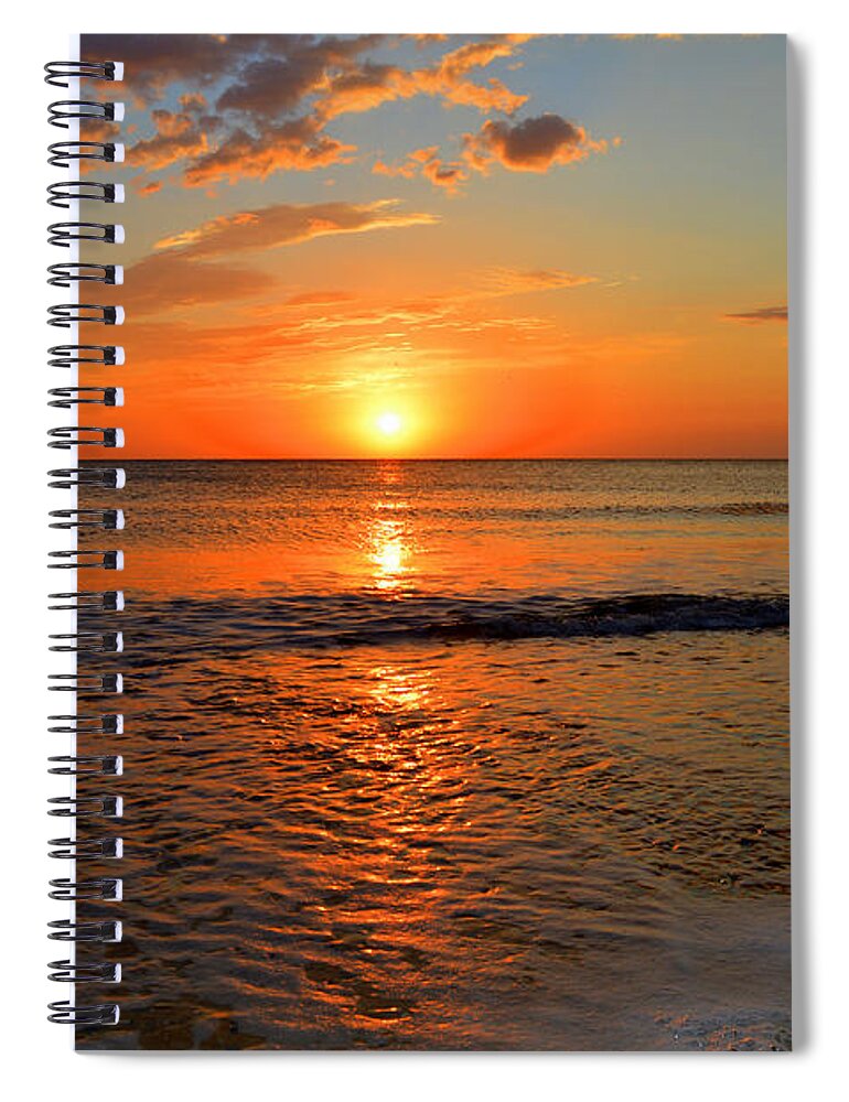 Ocean Spiral Notebook featuring the photograph Exhale by Dianne Cowen Cape Cod Photography