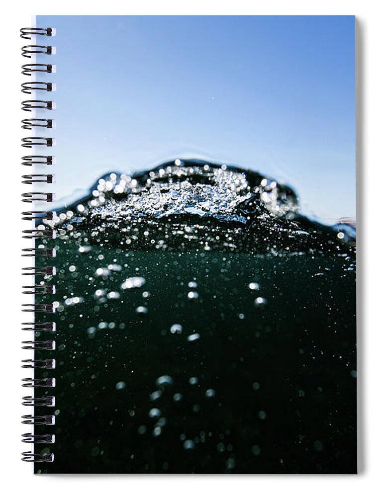 Underwater Spiral Notebook featuring the photograph Expressive water by Gemma Silvestre