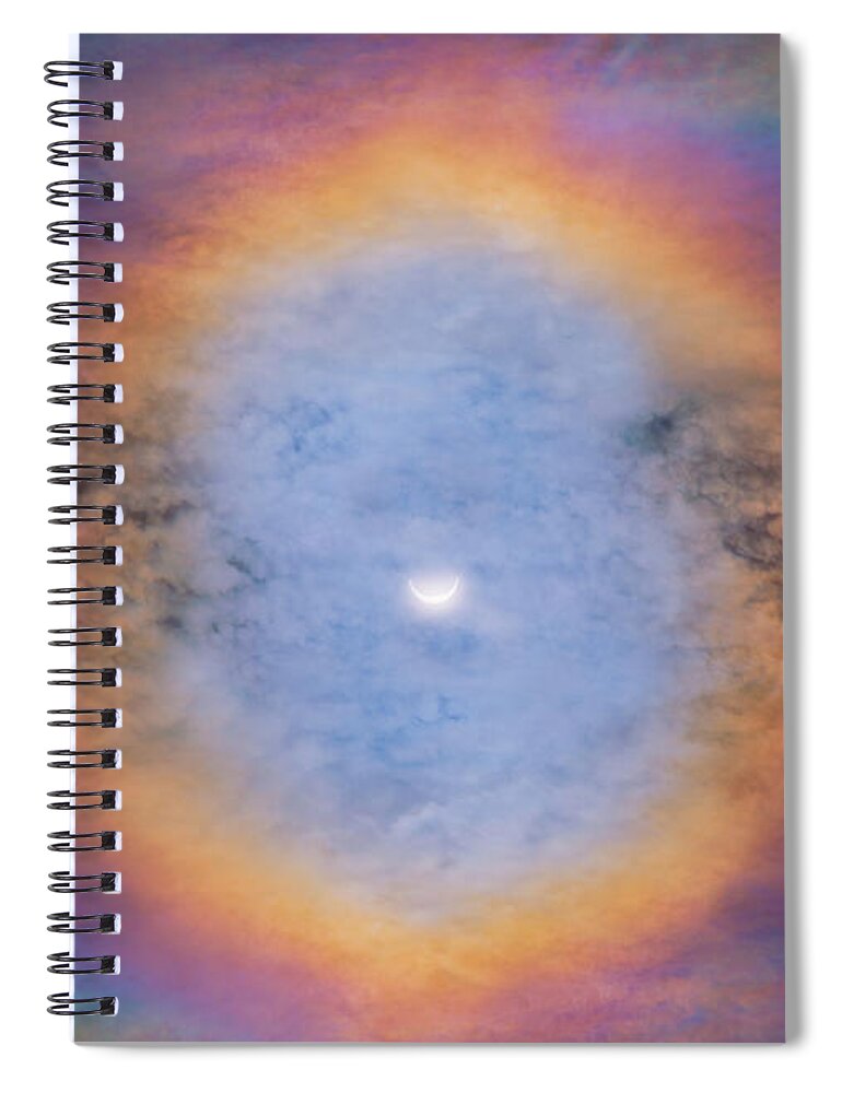 Denver Spiral Notebook featuring the photograph Eye of the Eclipse by Darren White