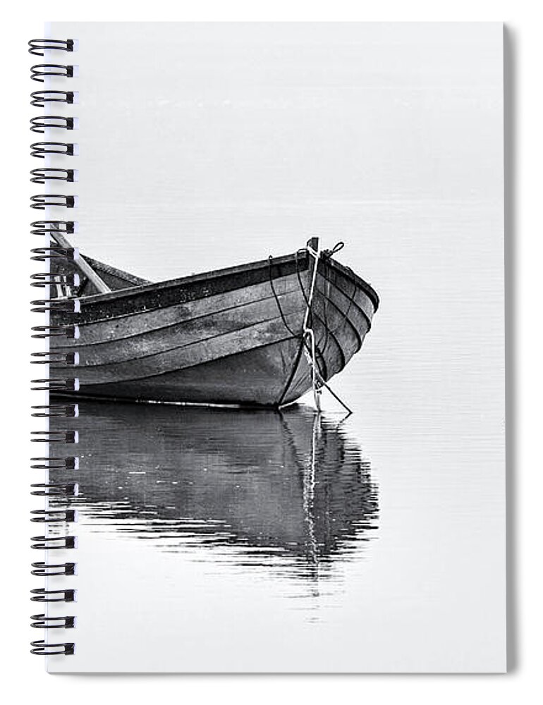 Boat Spiral Notebook featuring the photograph Eye to Eye by Rob Davies