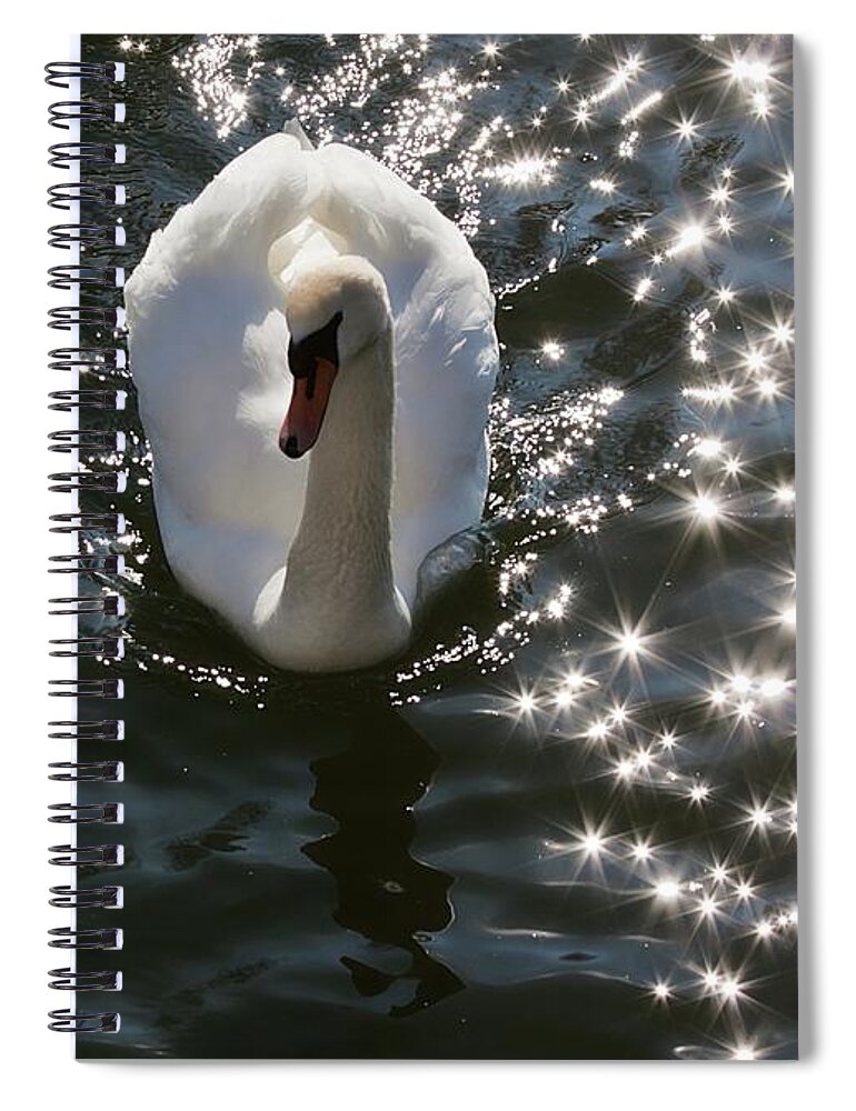 Stars Spiral Notebook featuring the photograph Fairytale on Rhine River by Tatiana Travelways
