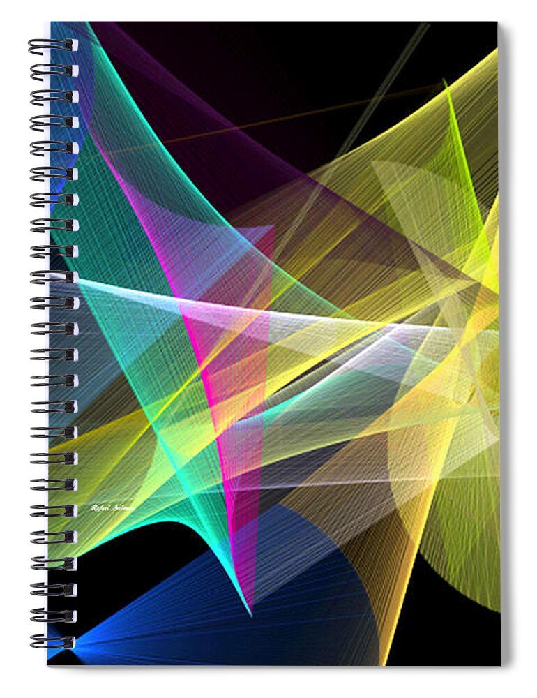 Rafael Salazar Spiral Notebook featuring the digital art Fantasy 0726 by Rafael Salazar