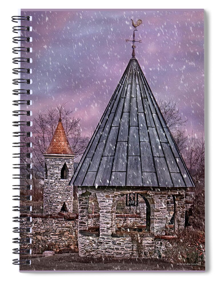 Fantasy Spiral Notebook featuring the photograph Fantasy by Dark Whimsy
