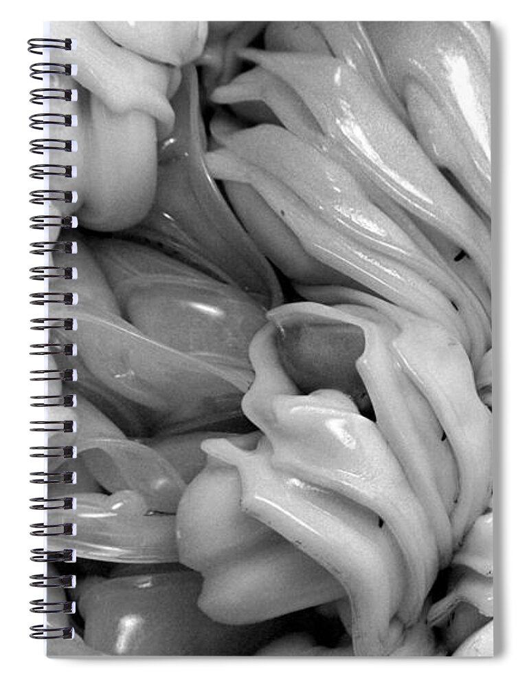 Organic Spiral Notebook featuring the photograph organic art photography - Plasticity VIII by Sharon Hudson