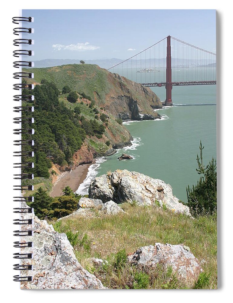 Golden Spiral Notebook featuring the photograph Far and Away by Jeff Floyd CA