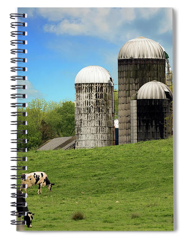 Farm Spiral Notebook featuring the photograph Farm Life by Sam Rino