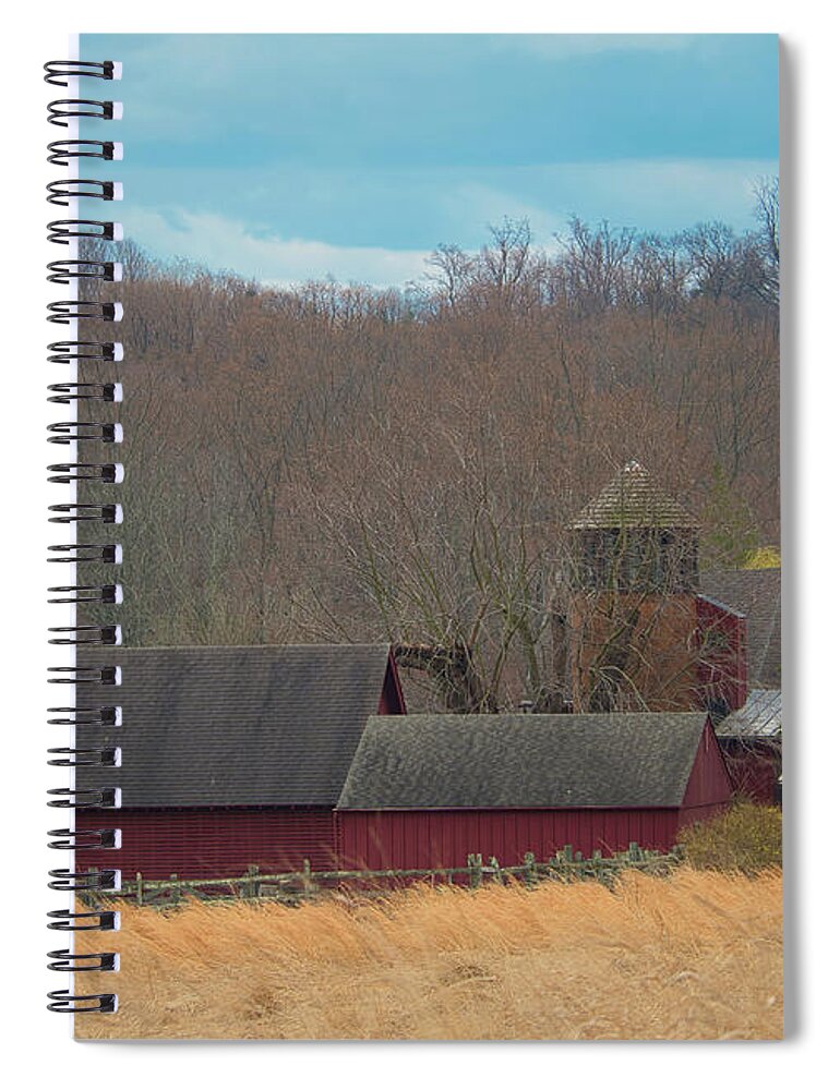 Landscape Spiral Notebook featuring the photograph Farmland by Paul Ross